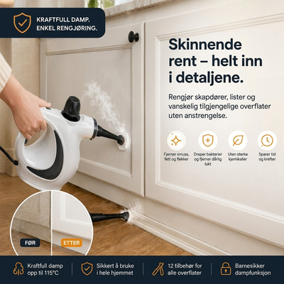 SteamPro™ - Kraftig damprenser