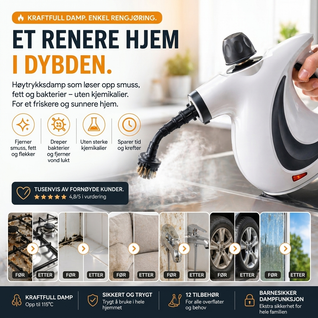 SteamPro™ - Kraftig damprenser